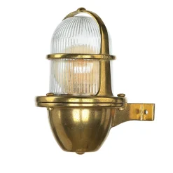 Online Lido Wandlampe Außen Terrasse Haustür Messing massiv