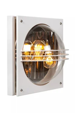 Wandlampe außen Weiß IP44 E27 2-flammig Haustür Garten* Außenwandleuchten|Kugellampen