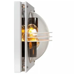 Wandlampe außen Weiß IP44 E27 2-flammig Haustür Garten* Außenwandleuchten|Kugellampen