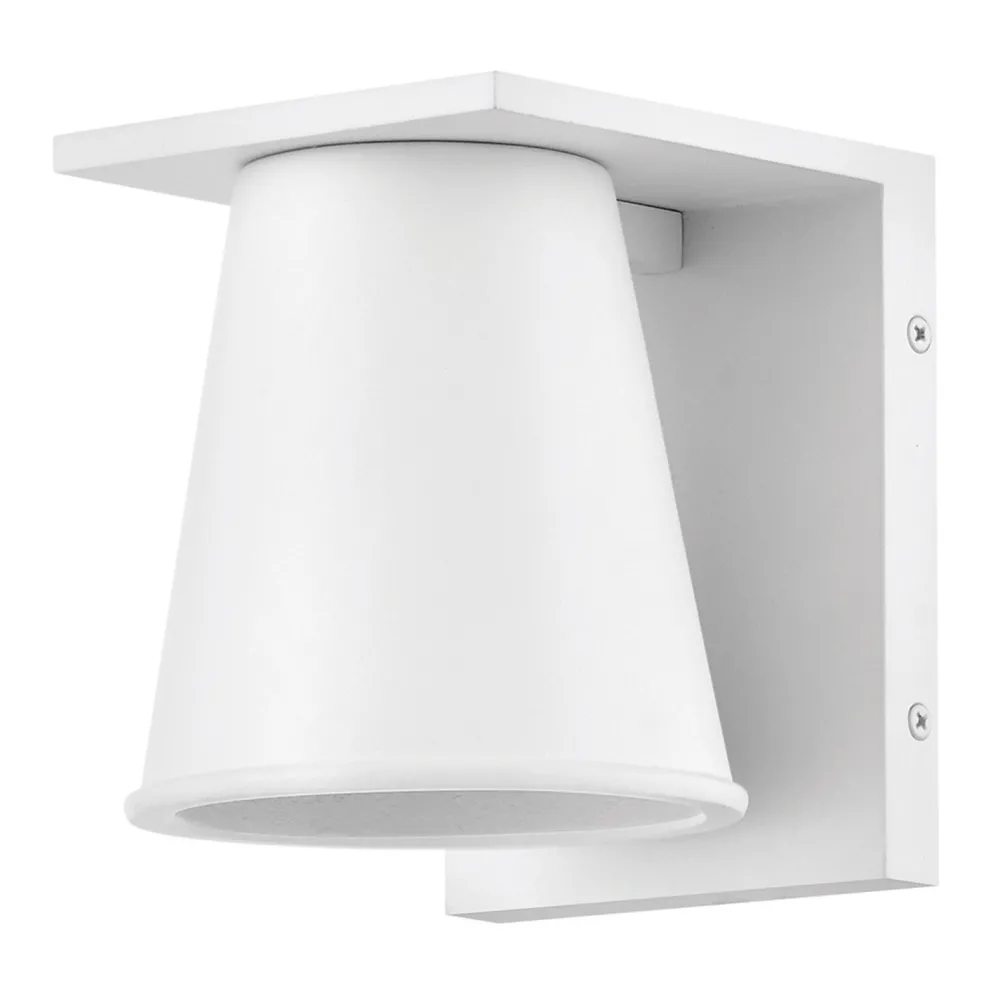 Best Elstead Wandlampe außen Weiß LED GU10 IP44 15,4 cm hoch klein