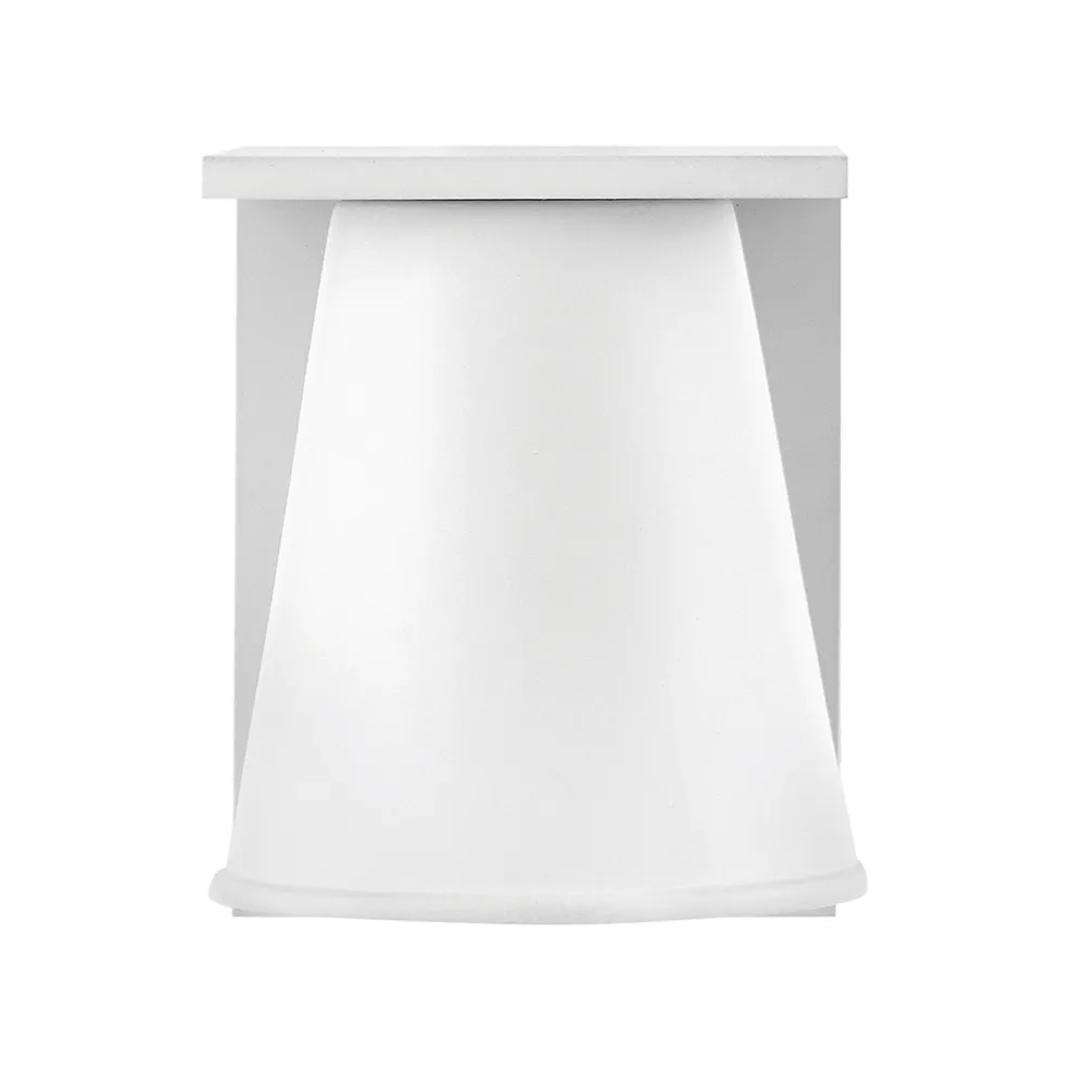 Best Elstead Wandlampe außen Weiß LED GU10 IP44 15,4 cm hoch klein