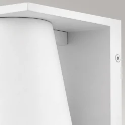 Best Elstead Wandlampe außen Weiß LED GU10 IP44 15,4 cm hoch klein