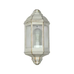 Online Easylight Wandlampe außen Weiß-Gold Maritim Haus Garten