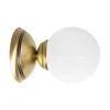 Best Giovanni Battista Wandlampe Bad Ø 12 cm Kugelschirm Glas Messing E14