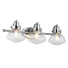 Elstead Wandlampe Bad Chrom aus Metall Glas B: 63,4 cm IP44 E27* Wandleuchten|Badezimmer Lampe