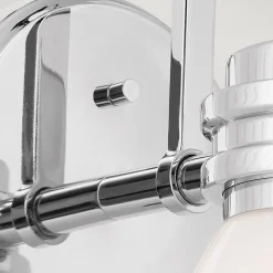 Elstead Wandlampe Bad Chrom mit LED G9 IP44 3000 K Glas Metall* Wandleuchten|Küchenlampen