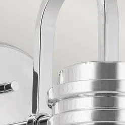 Elstead Wandlampe Bad Chrom mit LED G9 IP44 3000 K Glas Metall* Wandleuchten|Küchenlampen