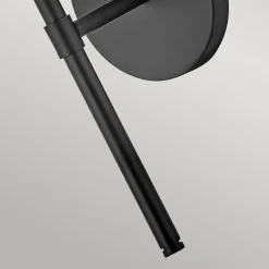 Elstead Wandlampe Bad H: 40,3 cm IP44 Schwarz Weiß Metall Glas* Wandleuchten|Badezimmer Lampe