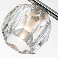 Elstead Wandlampe Bad Kristall LED G9 IP44 B: 55 cm Chrom* Wandleuchten|Badezimmer Lampe