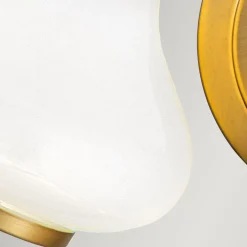 Elstead Wandlampe Bad Metall Glas 40,6 cm breit IP44 mit 2x G9 LED* Wandleuchten|Badezimmer Lampe