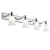 Hot Searchlight Wandlampe Bad mit Schalter schwenkbar IP44 66 cm lang