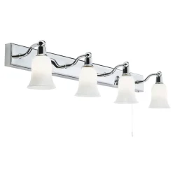 Hot Searchlight Wandlampe Bad mit Schalter schwenkbar IP44 66 cm lang