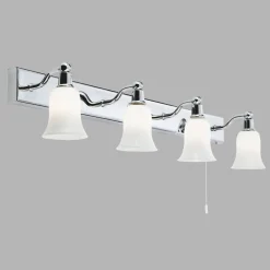 Hot Searchlight Wandlampe Bad mit Schalter schwenkbar IP44 66 cm lang