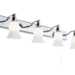 Hot Searchlight Wandlampe Bad mit Schalter schwenkbar IP44 66 cm lang