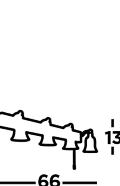 Hot Searchlight Wandlampe Bad mit Schalter schwenkbar IP44 66 cm lang