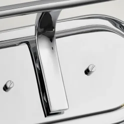 Clearance Elstead Wandlampe Badezimmer B: 37,4 cm IP44 E27 in Chrom