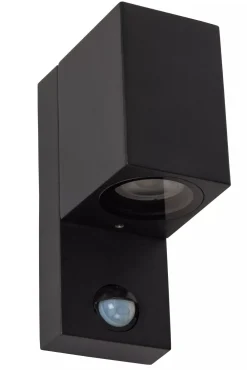 Online Wandlampe Bewegungsmelder Aluminium H:17 cm IP65 GU10