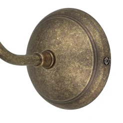 Giovanni Battista Wandlampe Bronze Antik Echt-Messing Oslo* Wandleuchten|Flurlampen