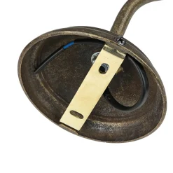 Giovanni Battista Wandlampe Bronze Antik Echt-Messing Oslo* Wandleuchten|Flurlampen