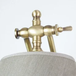 Giovanni Battista Wandlampe Bronze Hell aus Echt-Messing Snodo* Wandleuchten|Esszimmer Lampen