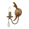 Elstead Wandlampe CAMELOT 10 Gold Kristall B:10cm Lampe* Wandleuchten|Rustikale Lampen