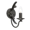 Best Elstead Wandlampe CAMELOT 10 Graphit B:10cm Rustikal Lampe