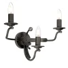Hot Elstead Wandlampe CAMELOT 10 Graphit Kristall B:41cm Lampe