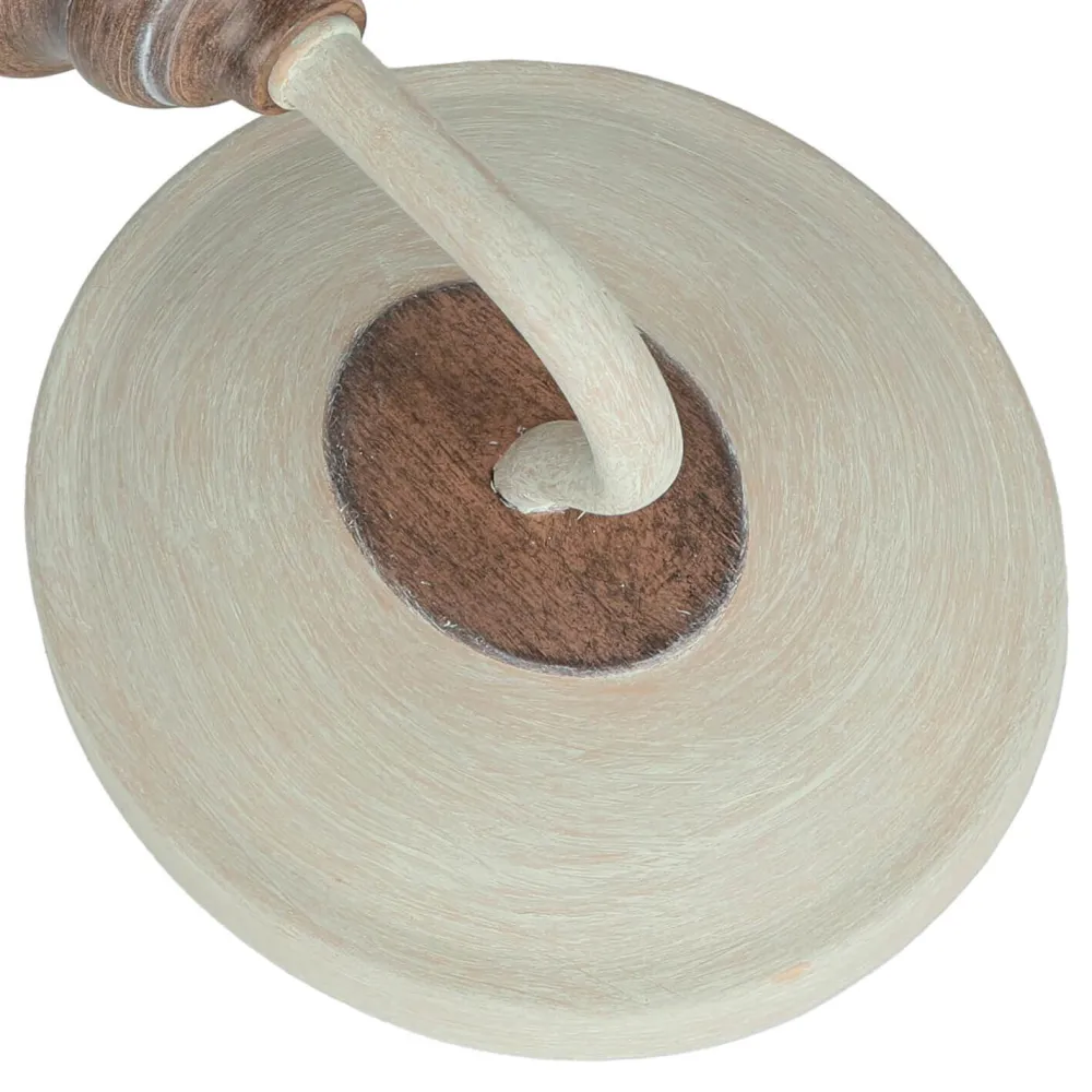 Elstead Wandlampe CANDELA 8 Holz Shabby Weiß Kerze Lampe* Designerlampen|Rustikale Lampen