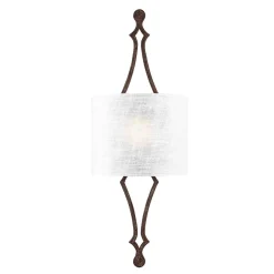 Elstead Wandlampe CARO Eisen Antik B:29cm Vintage Leuchte* Wandleuchten|Flurlampen