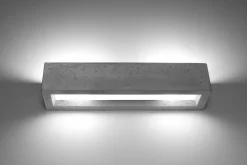Sollux Wandlampe cm Up Down 50 cm indirektes Licht 2x E27 Beton