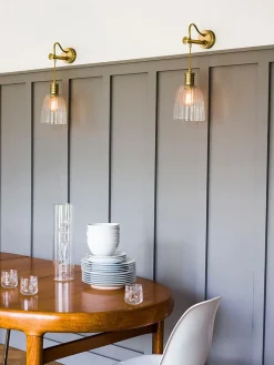 Elstead Wandlampe COLGAR Messing Design Lampe Wohnzimmer* Wandleuchten|Küchenlampen