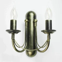 Outlet Nowodvorski Wandlampe E14 Metall Rustikal 2-flammig ARES