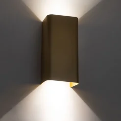 Hot Nowodvorski Wandlampe 2-flammig Up Down in Gold GU10 flach Wand Treppe