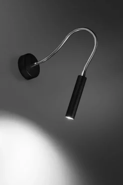 Sollux Wandlampe Flexarm verstellbar Schwarz Metall zum Lesen* Moderne Lampen|Küchenlampen