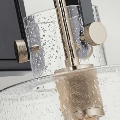 Hot Elstead Wandlampe Glas Metall E27 42,1 cm hoch DEIRA