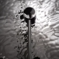 Maytoni Wandlampe Glas Metall G9 Ø 40 cm H: 44,5 cm Chrom rund* Wandleuchten|Flurlampen