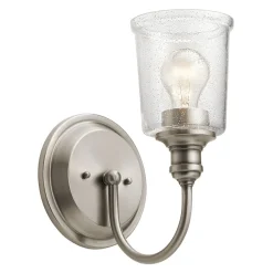 Elstead Wandlampe Glas Metall Jugendstil E27 LIODA