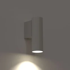 Discount Nowodvorski Wandlampe GU10 R35 Hellgrau Metall Modern Downlight innen