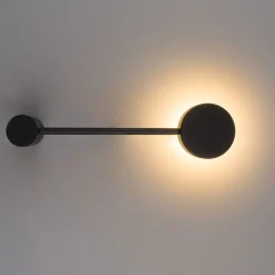 Nowodvorski Wandlampe GX53 Schwarz Metall Modern 32,5 cm ONORA* Wandleuchten|Flurlampen