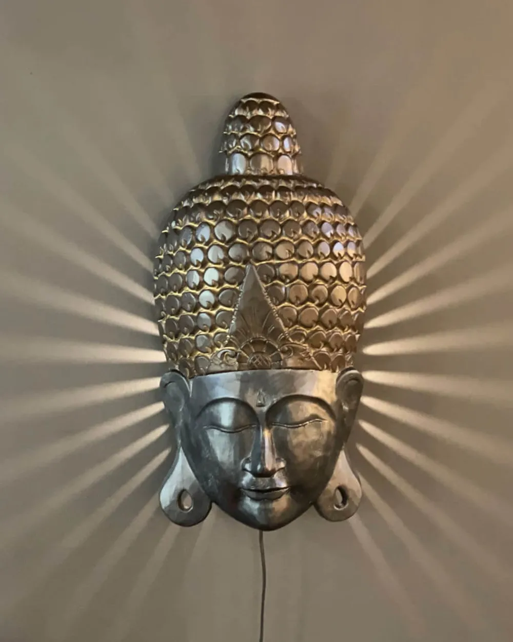 Clearance By Rydéns Wandlampe Holz 62,5 cm hoch mit Schalter Stecker E27