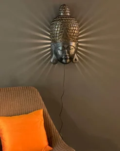 Clearance By Rydéns Wandlampe Holz 62,5 cm hoch mit Schalter Stecker E27