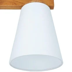Easylight Wandlampe Holz Lampe Modern Skandinavisch Leuchte* Wandleuchten|Stofflampen