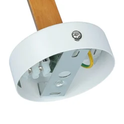 Easylight Wandlampe Holz Lampe Modern Skandinavisch Leuchte* Wandleuchten|Stofflampen