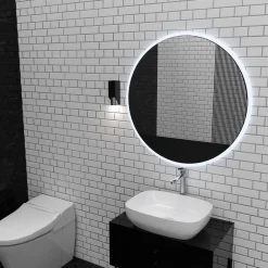 Luminex Wandlampe in Schwarz Chrom GU10 stilvoll akzentuiert* Wandleuchten|Flurlampen