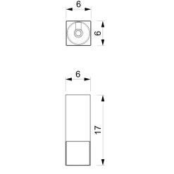Luminex Wandlampe in Schwarz Messing GU10 stilvoll akzentuiert* Wandleuchten|Flurlampen
