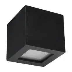 Sale Sollux Wandlampe indirekt Up Down Schwarz Keramik eckig klein