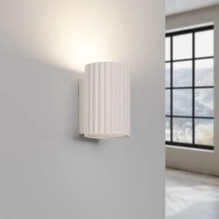 New Sollux Wandlampe innen GU10 klein H: 10 cm in Creme GU10 Modern