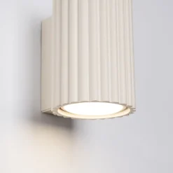 New Sollux Wandlampe innen GU10 klein H: 10 cm in Creme GU10 Modern