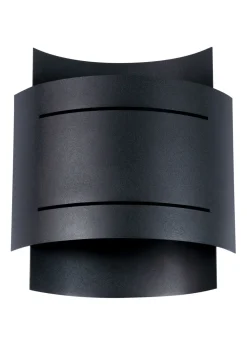 Best Sollux Wandlampe innen Schwarz Metall Up Down indirektes Licht