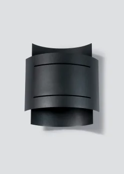 Best Sollux Wandlampe innen Schwarz Metall Up Down indirektes Licht